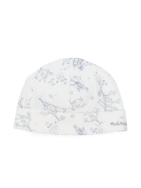 NANAN gorro con estampado floral