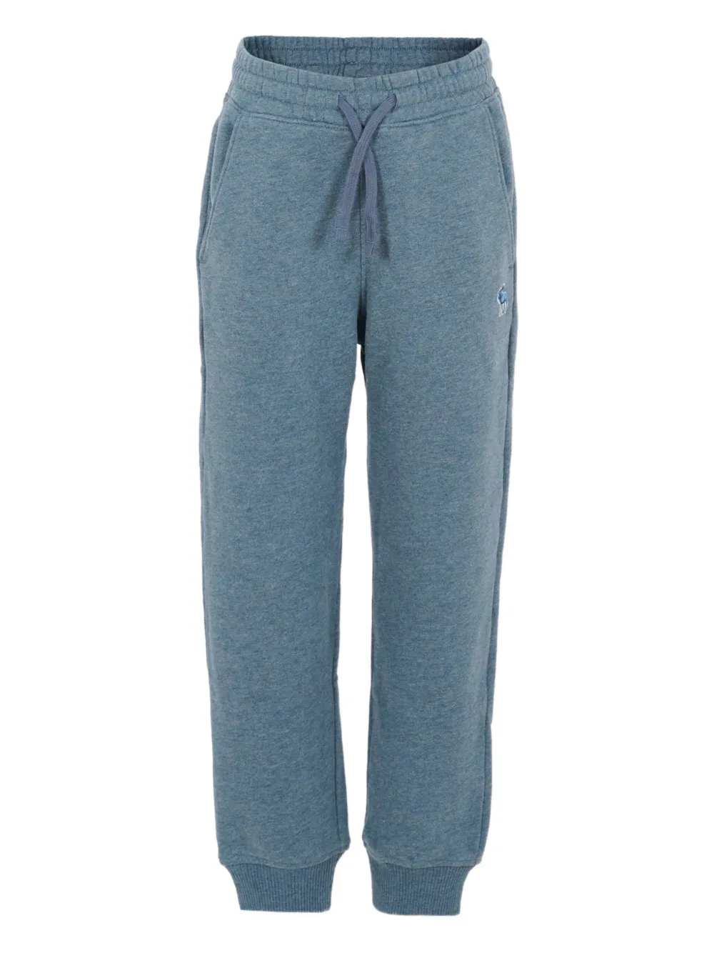 Abercrombie Fitch Kids' Logo-embroidered Track Pants In Blue