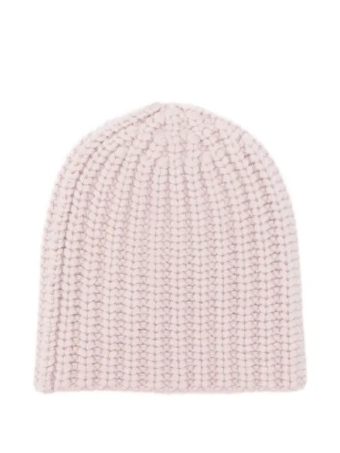 Liska ribbed cashmere beanie