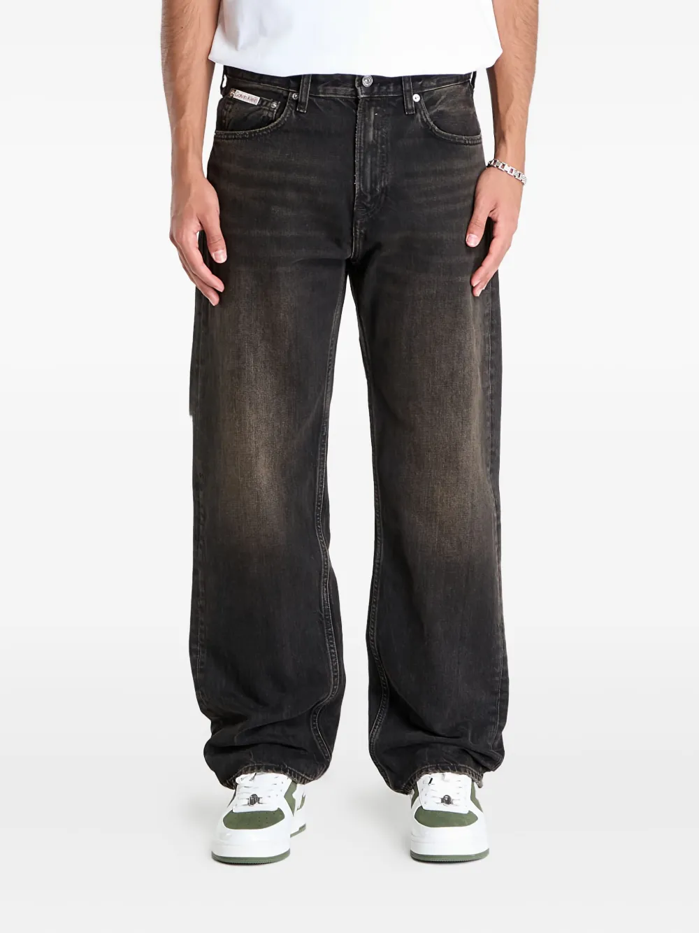 Calvin Klein 90s straight jeans | Black | Image 1