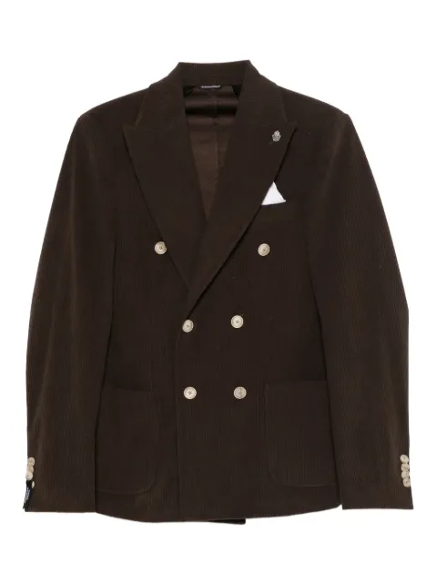 Daniele Alessandrini double-breasted corduroy jacket
