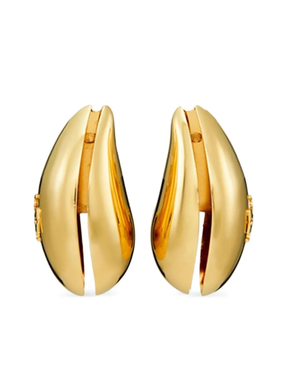 Tory Burch Wave ピアス - ゴールドトーン Tory Burch Wave ピアス - ゴールドトーン
