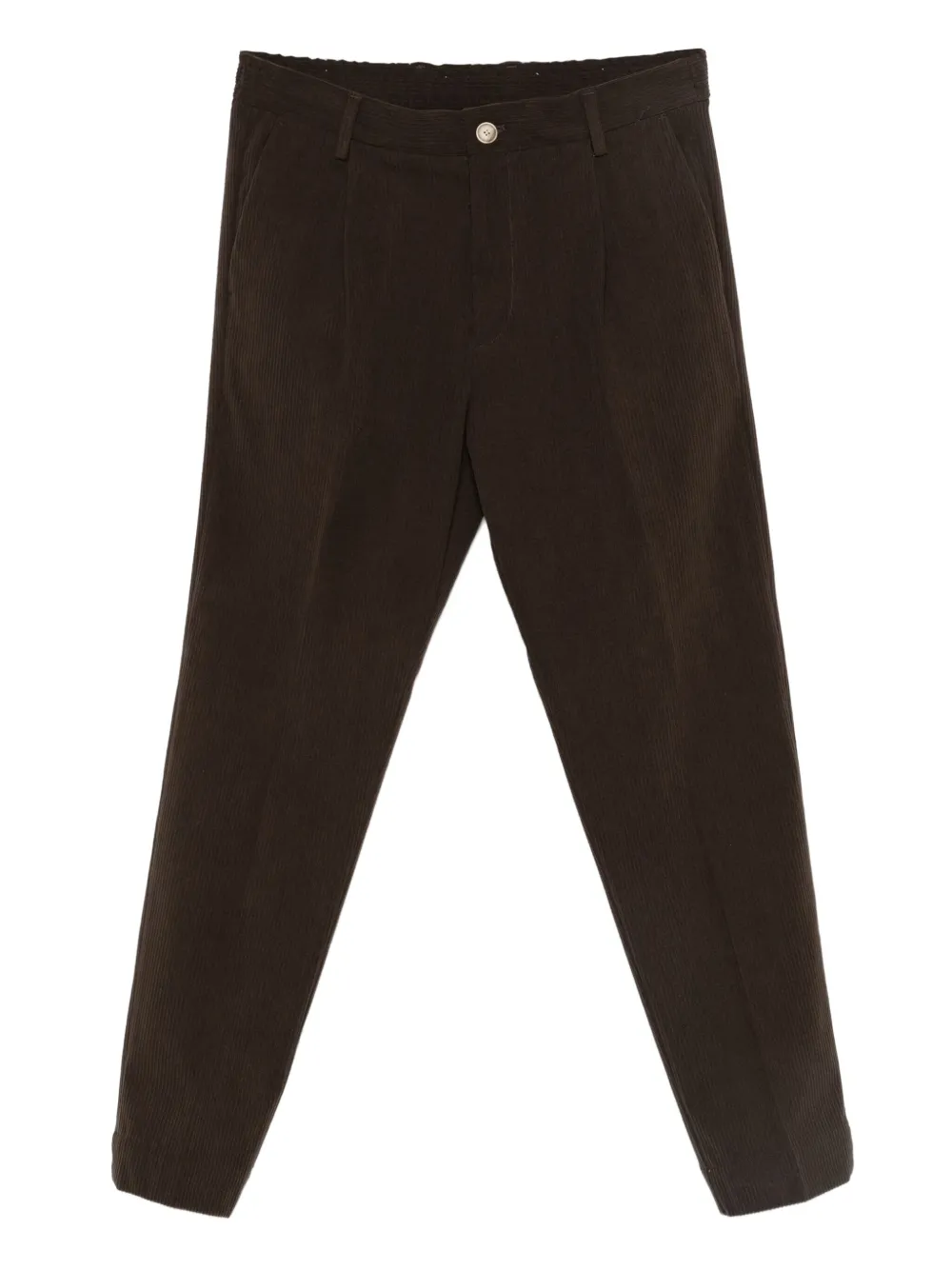 Daniele Alessandrini pleat-detail trousers | Brown | Image 1