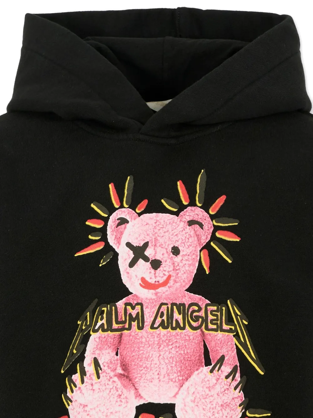 Palm Angels Kids Hoodie met teddybeerprint Zwart