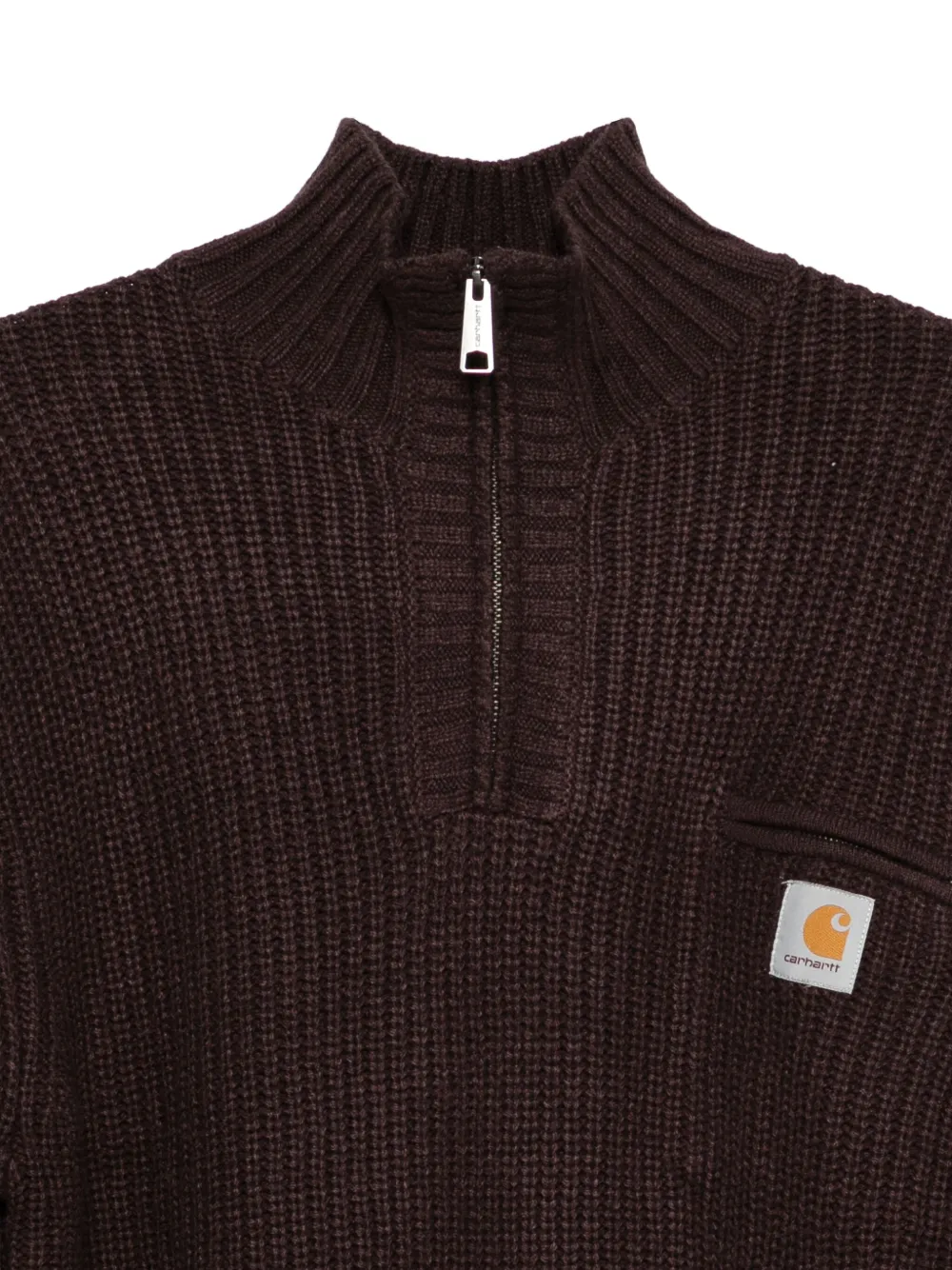 Carhartt WIP Ribgebreide trui Bruin