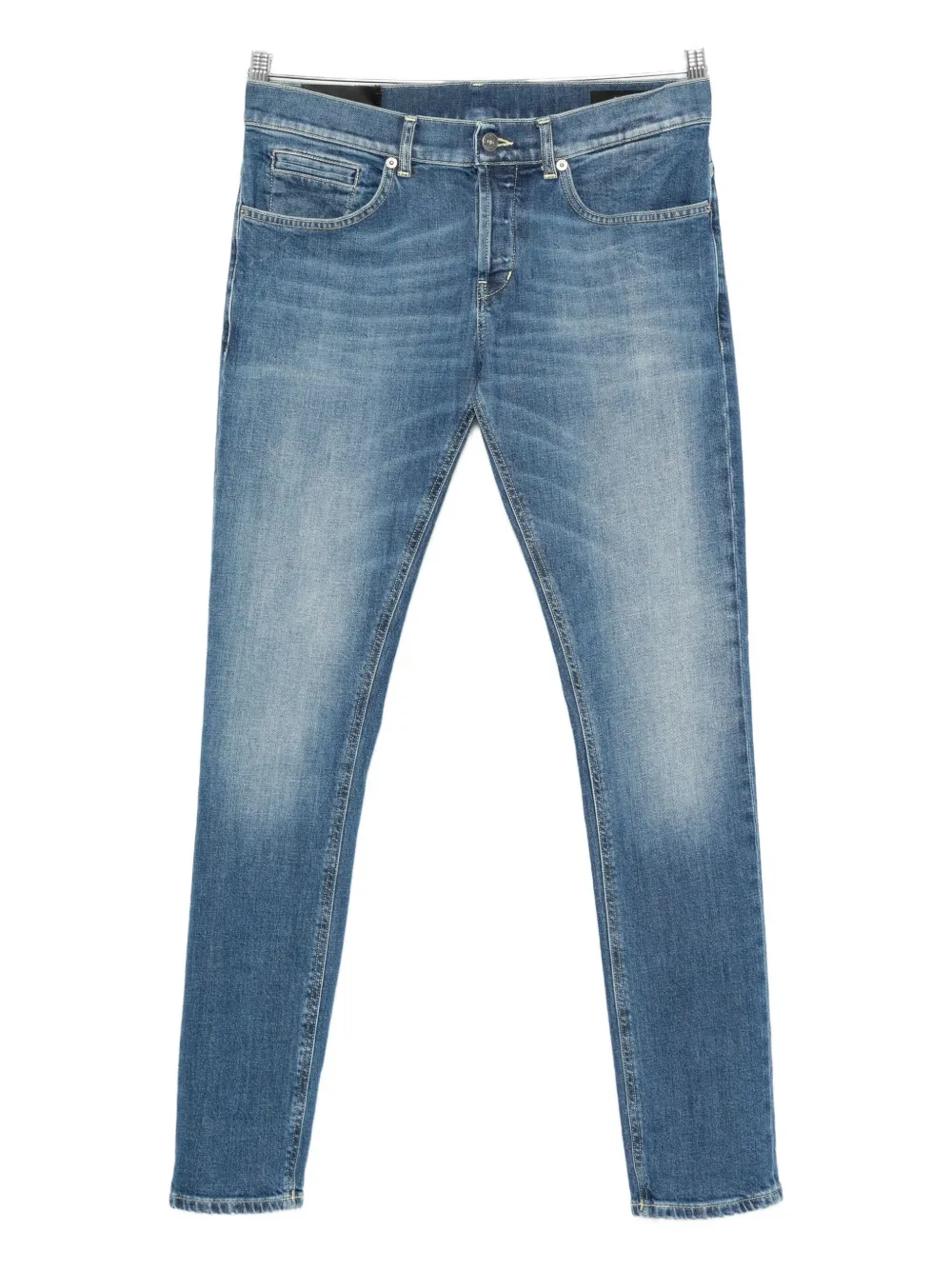 Dondup Slim-fit Blue Jeans With Classic Five-pocket Design In Blue