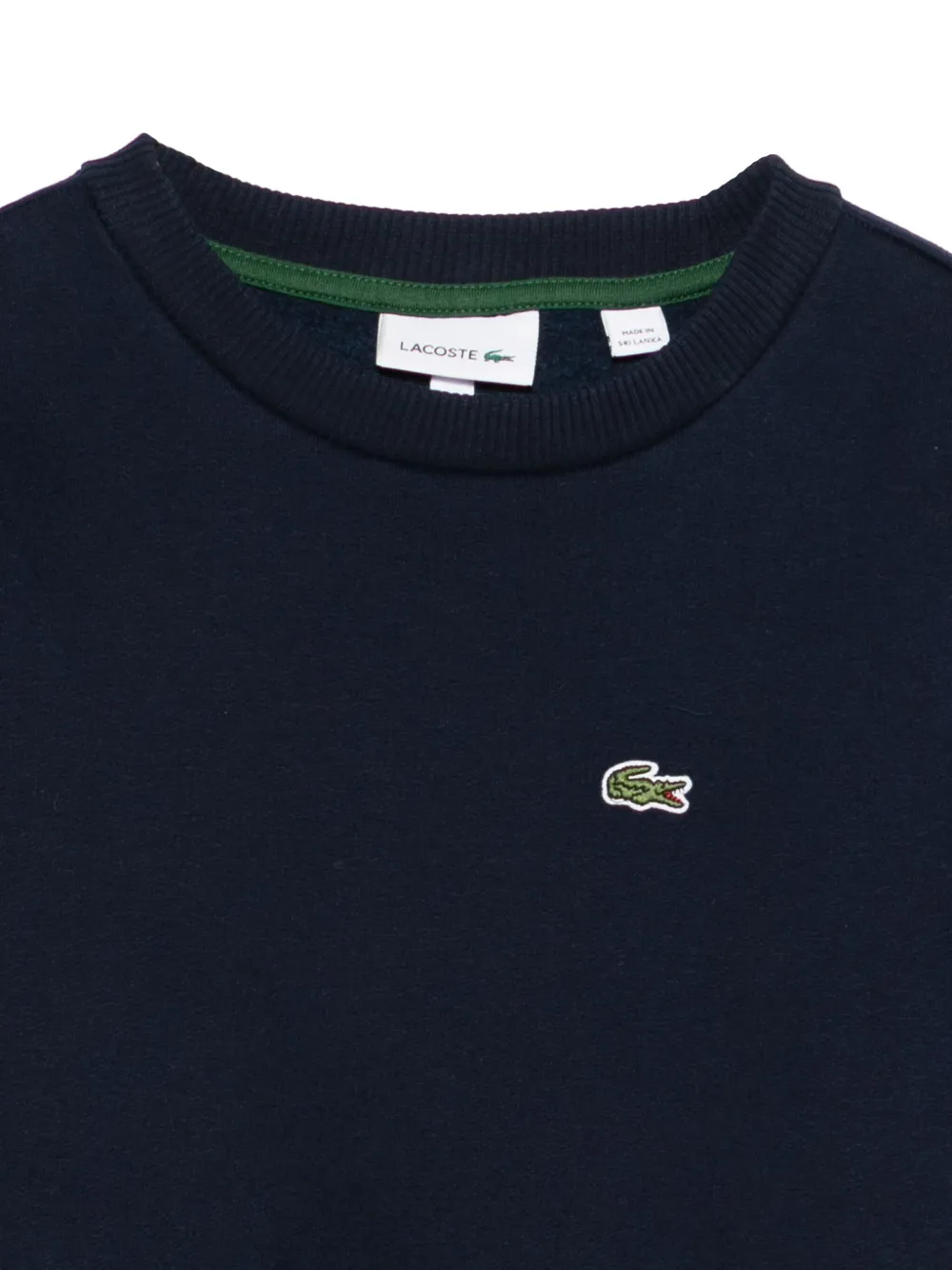  Lacoste Kids Logo-patch Sweatshirt - Ugw Marine 
