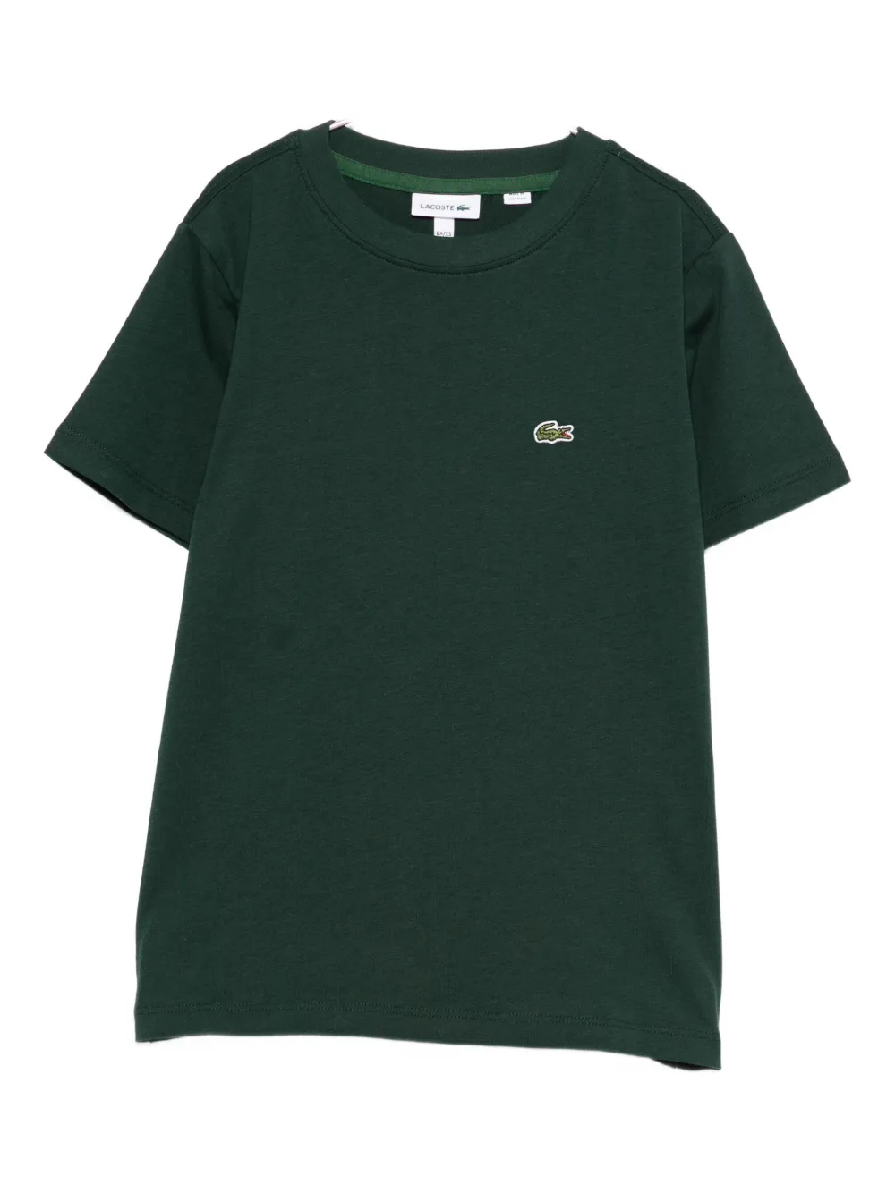 Lacoste Kids logo-patch T-shirt | Green | Image 1