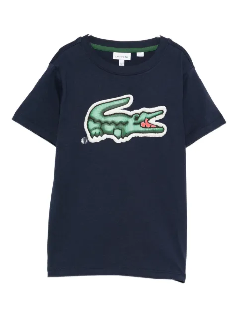 Lacoste Kids logo-patch T-shirt