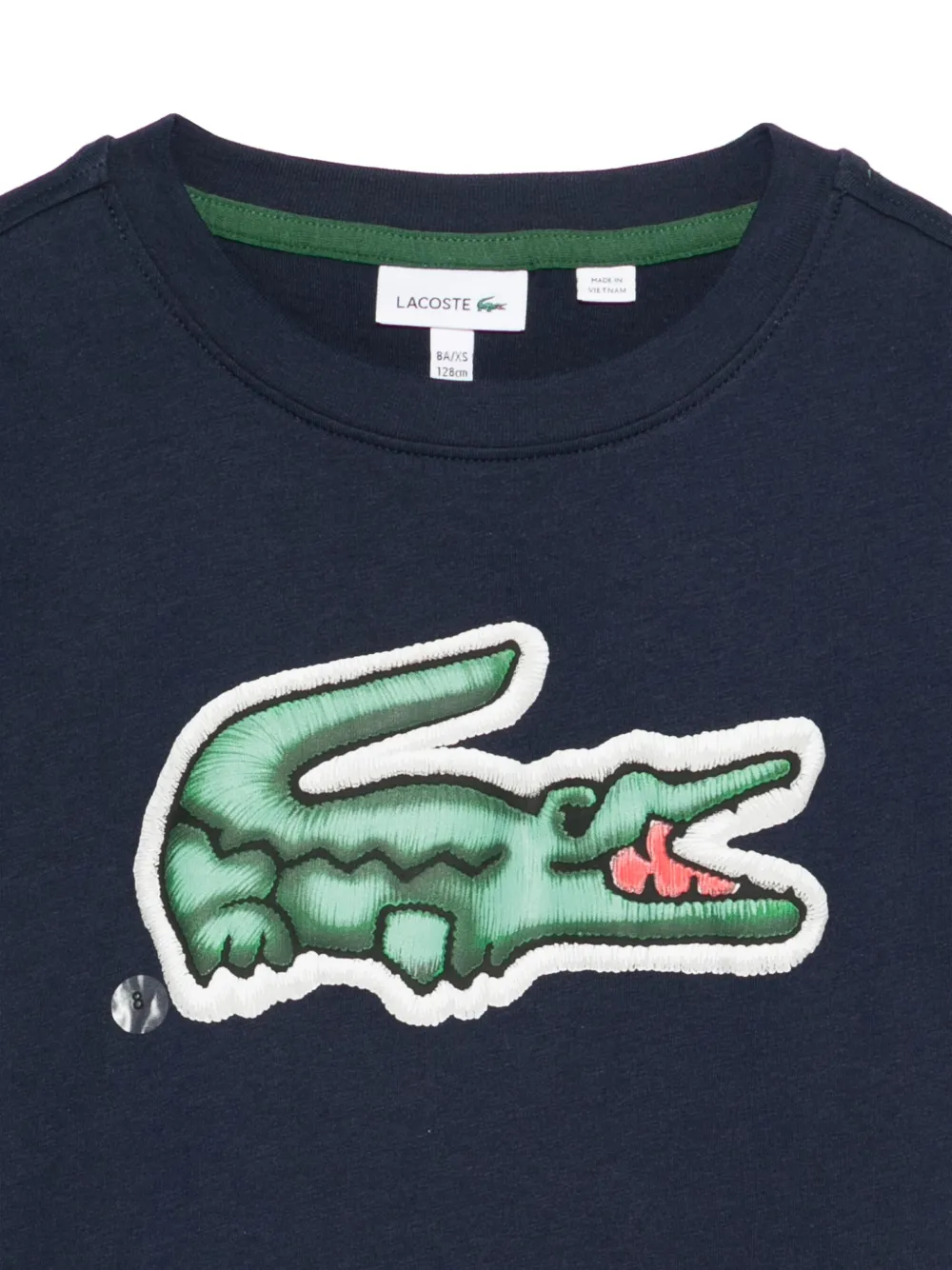 Lacoste Kids Logo-patch T-shirt - Blue 