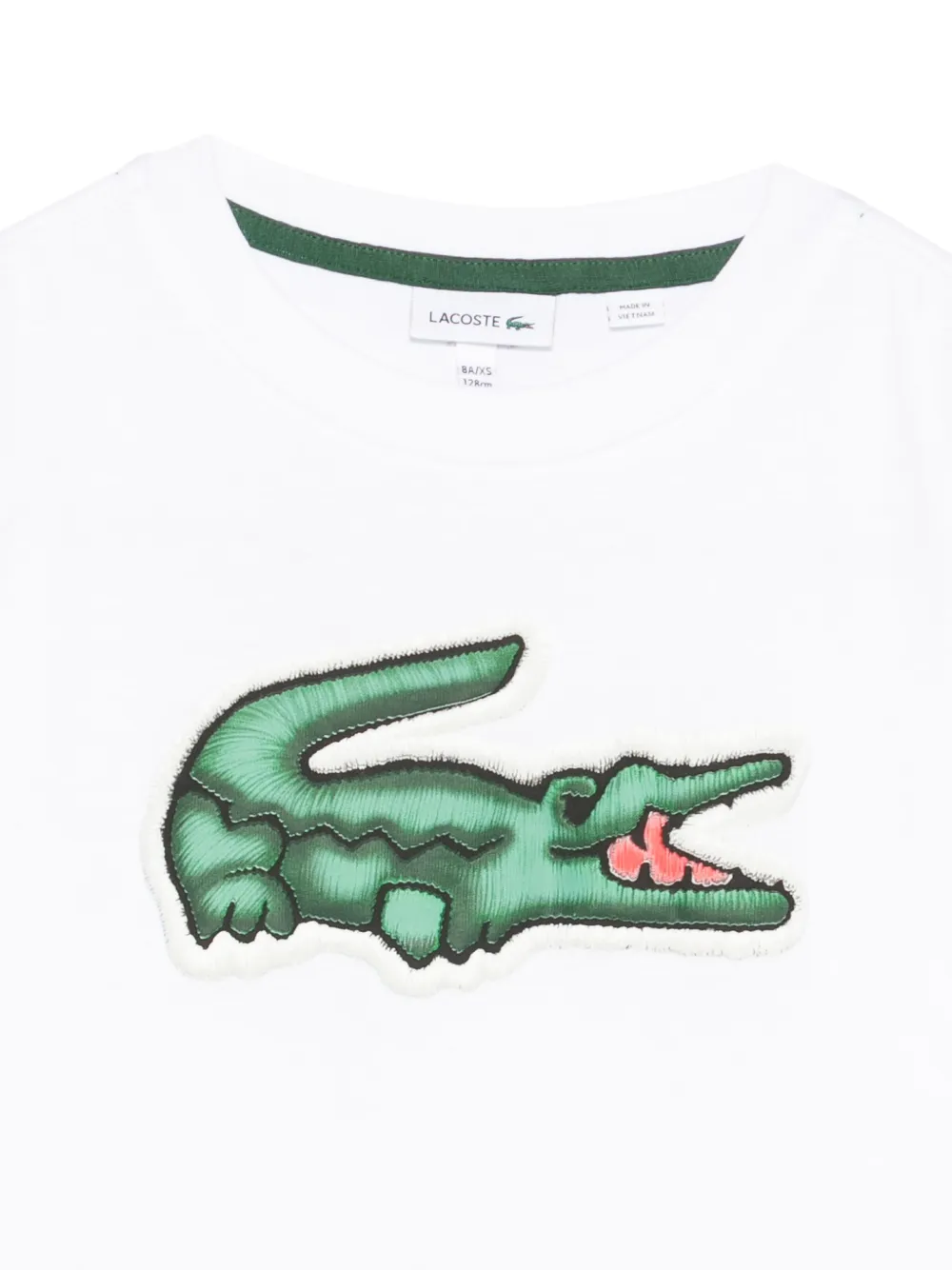  Lacoste Kids Logo-patch T-shirt - White 