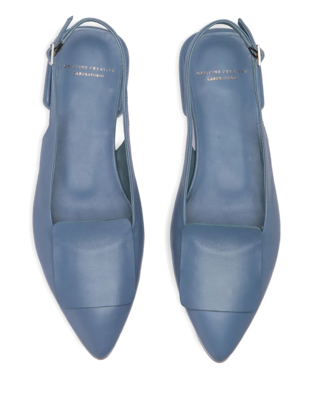 Officine Creative pointed-toe mules Blauw