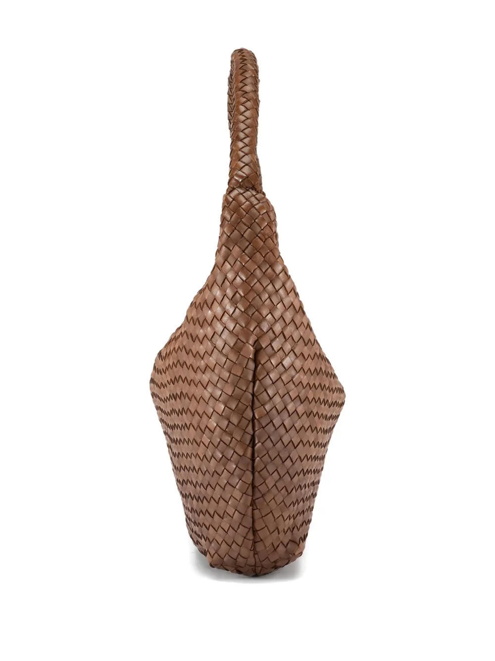 Officine Creative Oc Class/9 Woven Shoulder Bag In Brown