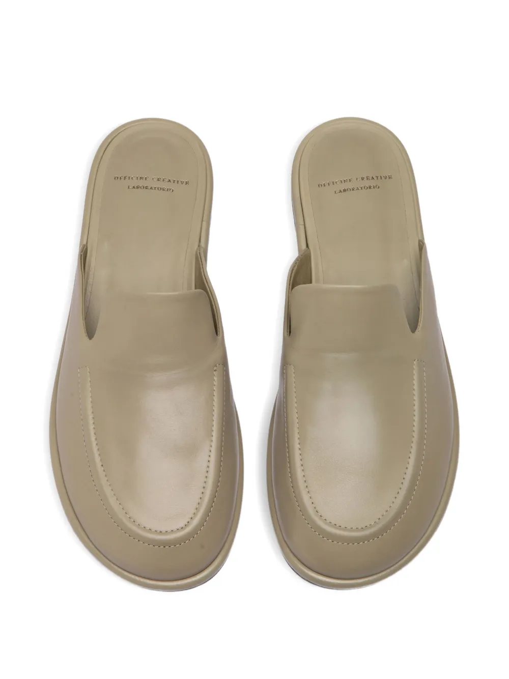 Officine Creative Mienne leather mules Bruin
