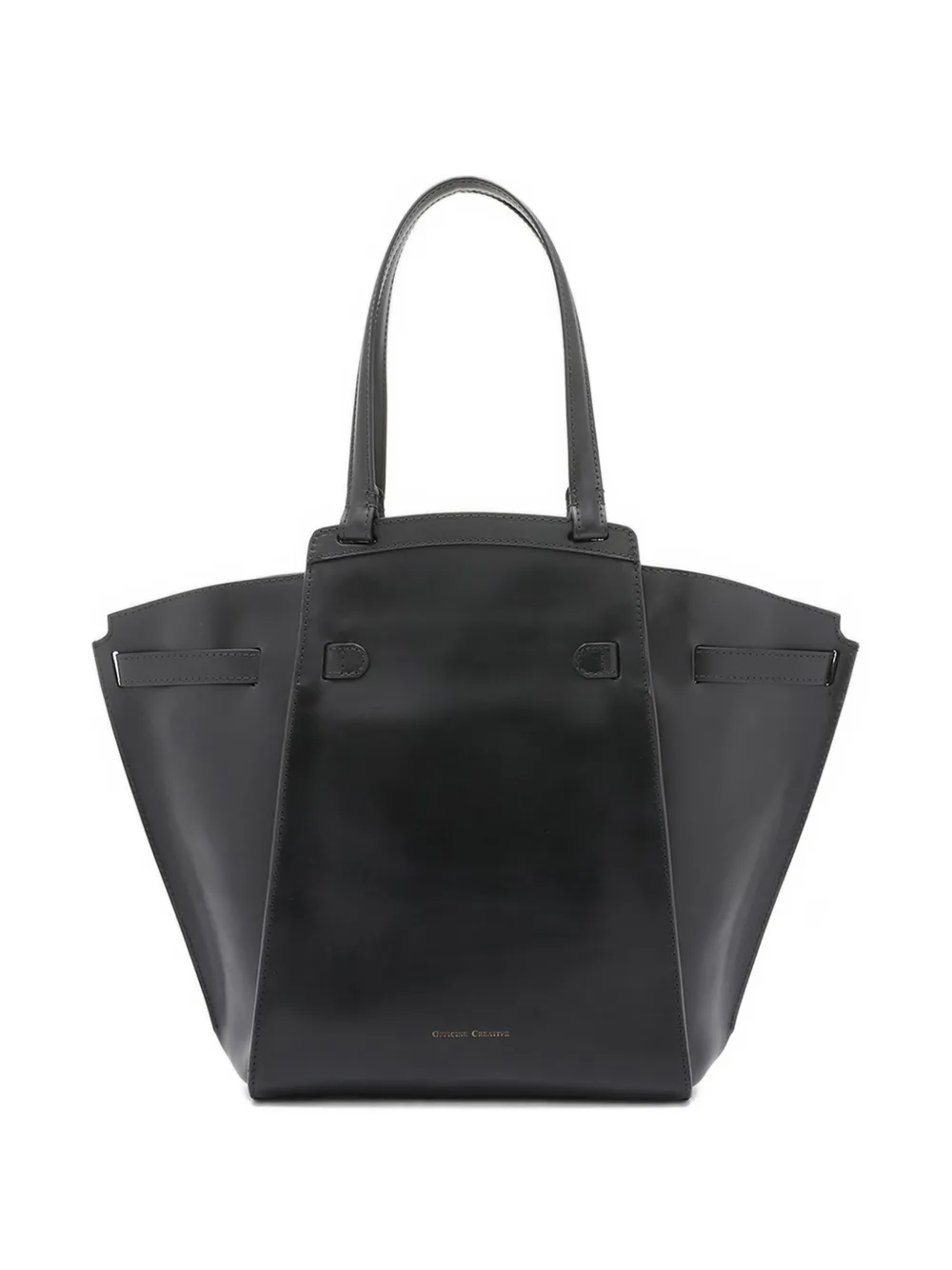 Officine Creative Saddle/02 top-zip tote bag - ブラック Officine Creative Saddle/02 top-zip tote bag - ブラック