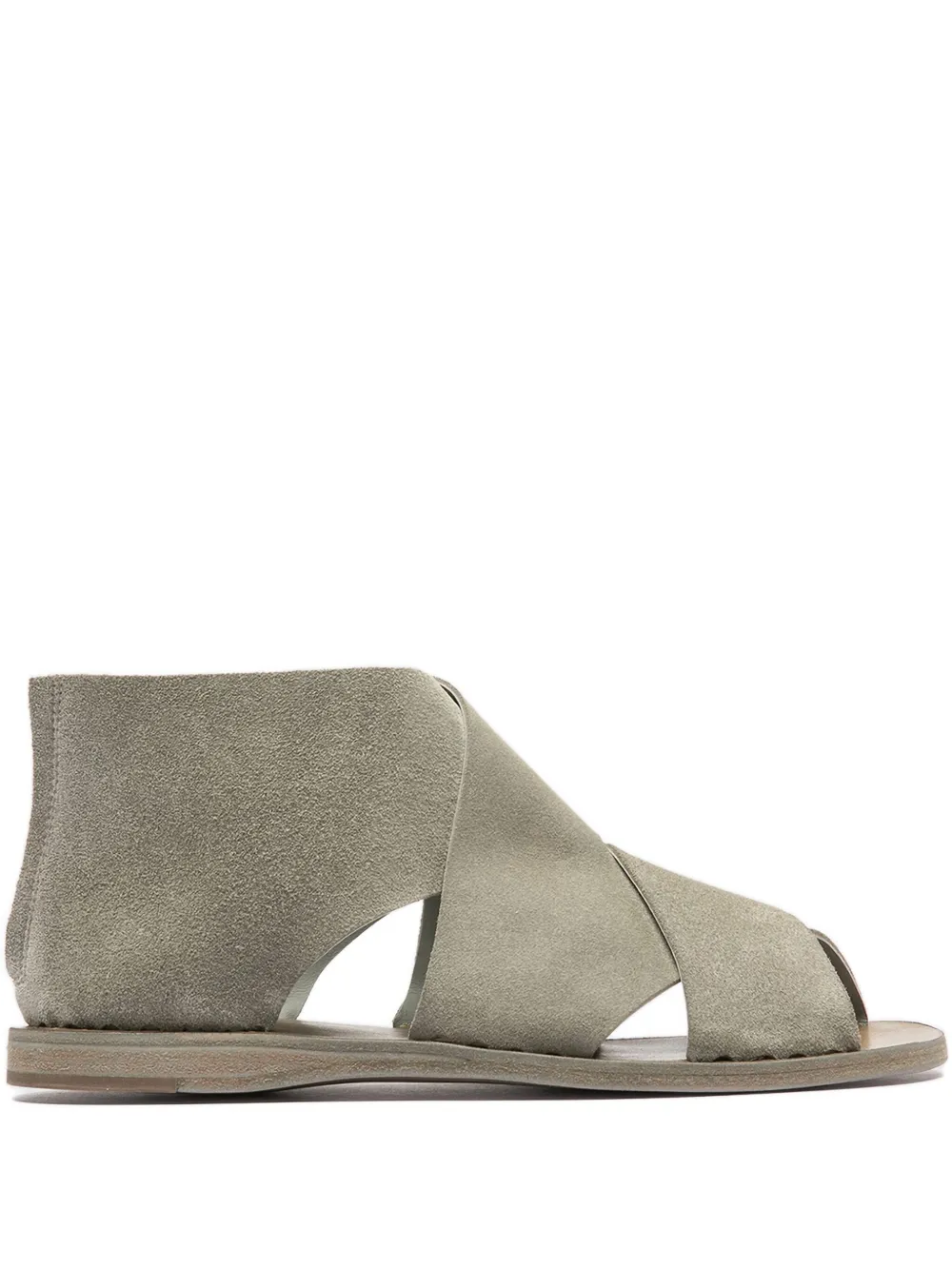 Officine Creative Ithaca sandalen met rits Groen