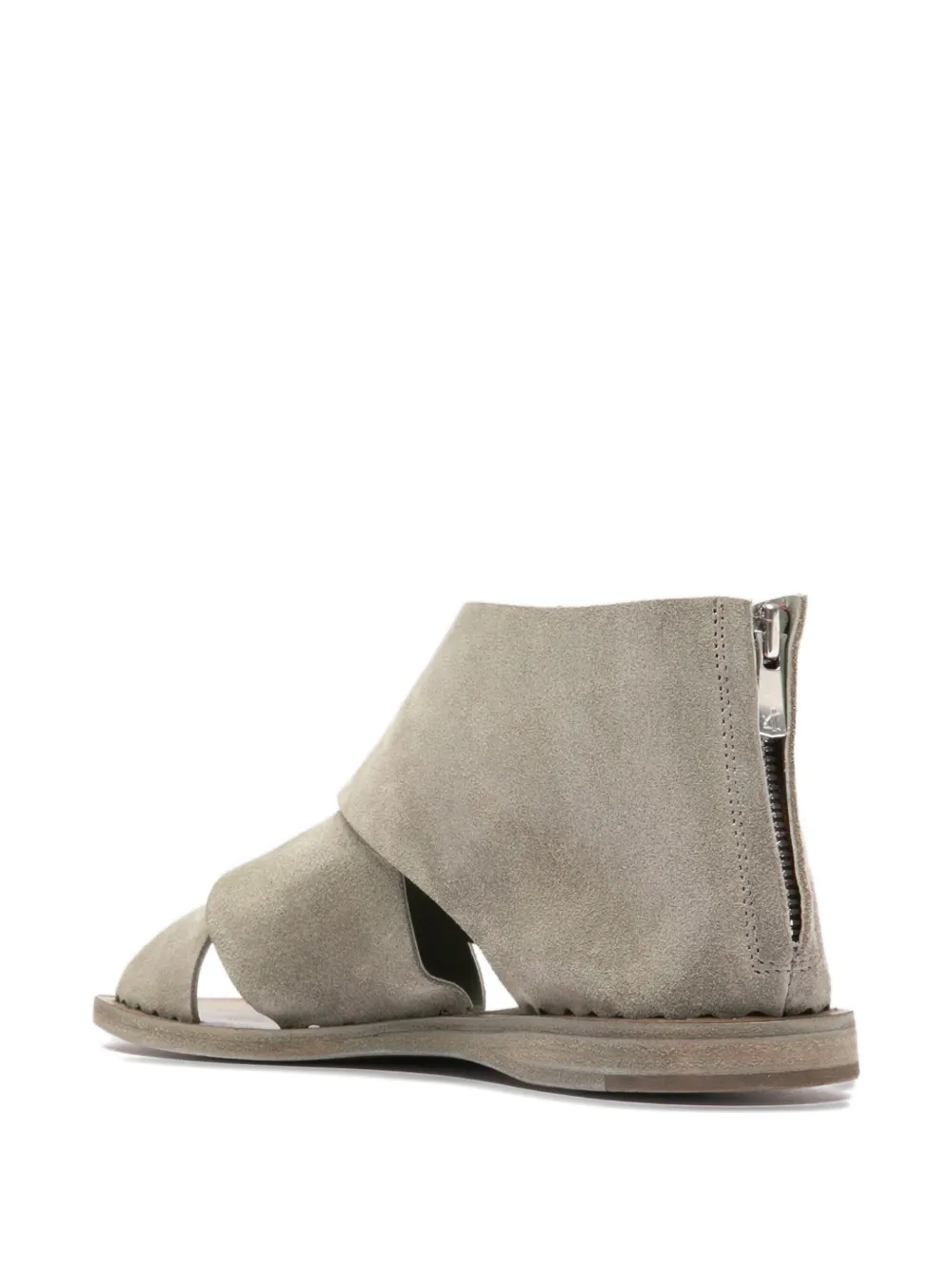 Officine Creative Ithaca sandalen met rits Groen