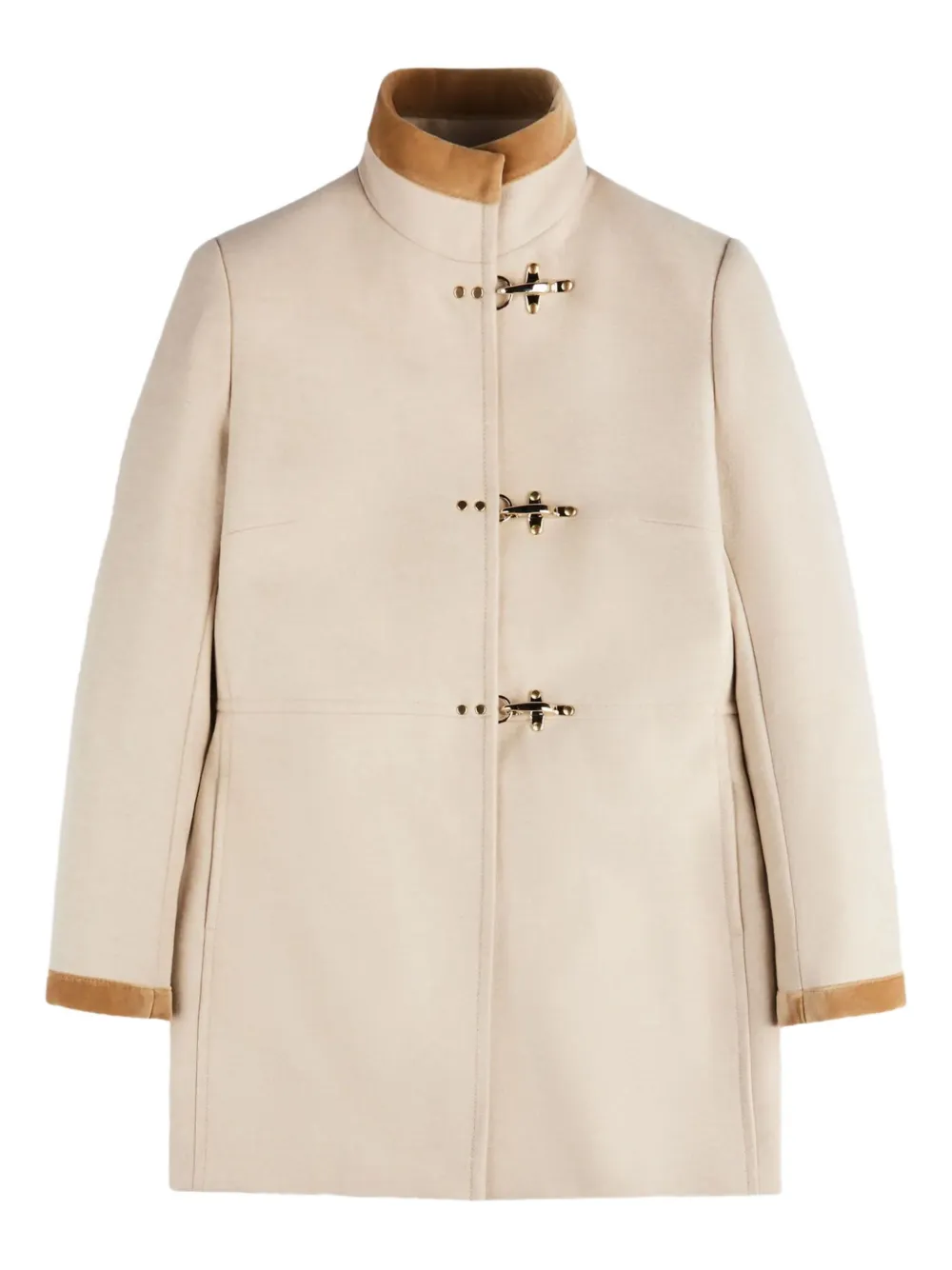 Fay Long-sleeves Coat In Neutral