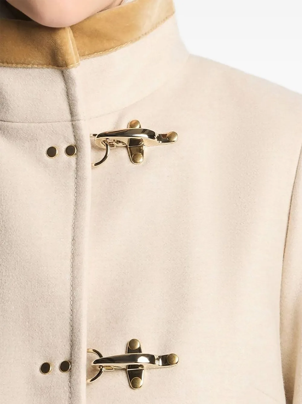 Fay Long-sleeves Coat In Neutral