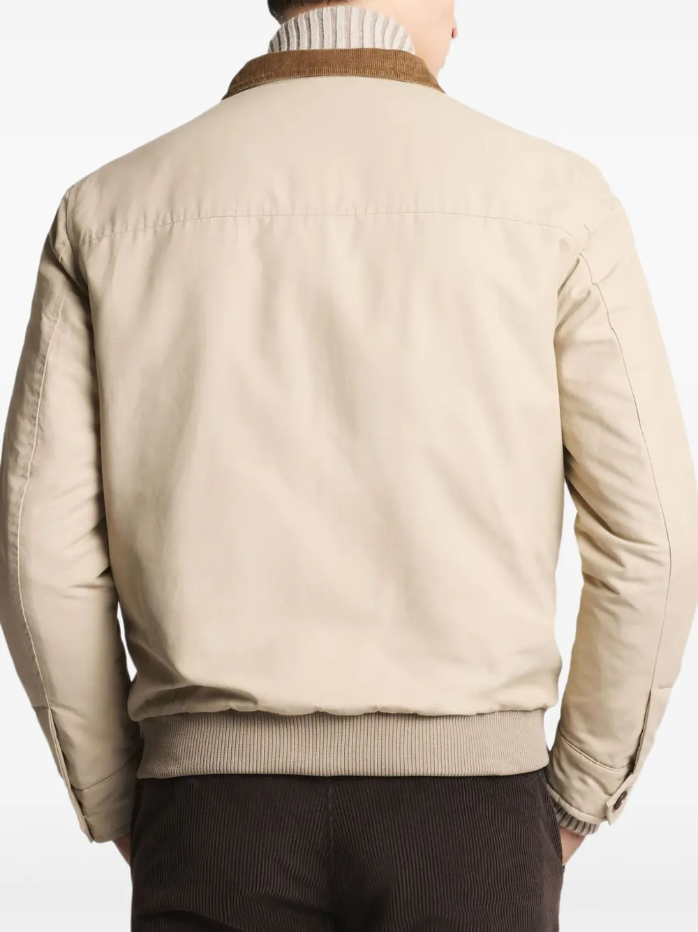 Fay Padded Jacket In Neutral