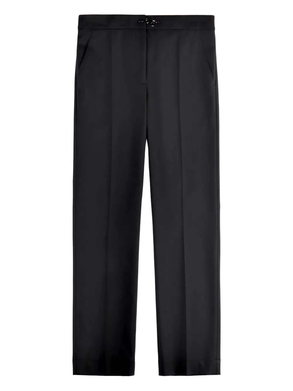 Fay hook-fastening trousers - ブラック Fay hook-fastening trousers - ブラック