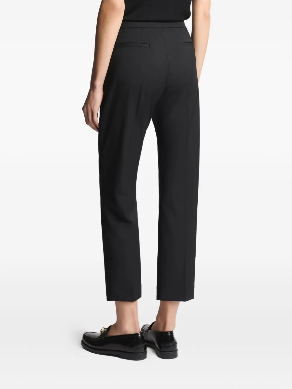 Fay Hook-fastening Trousers In Black