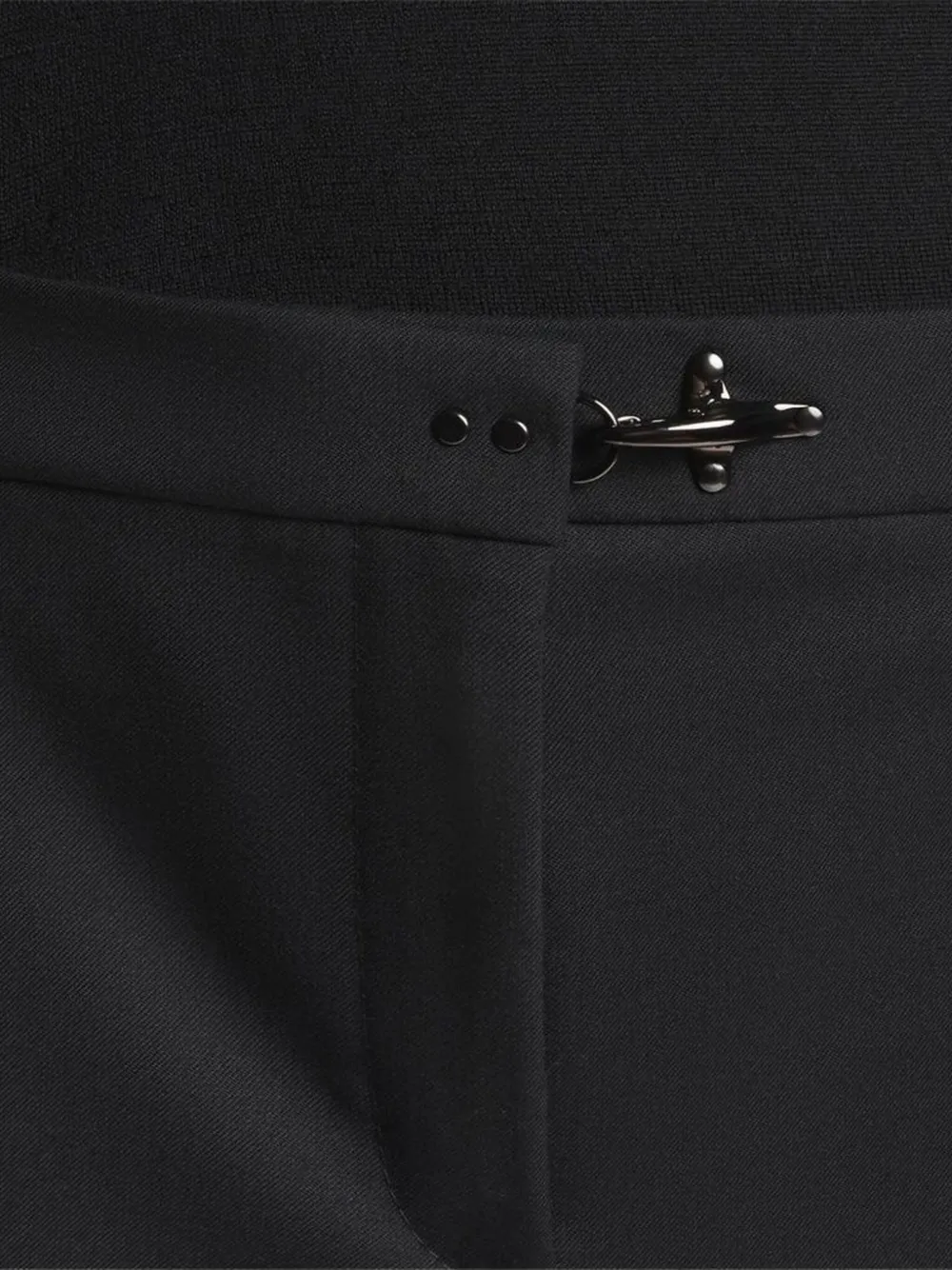 Fay Hook-fastening Trousers In Black