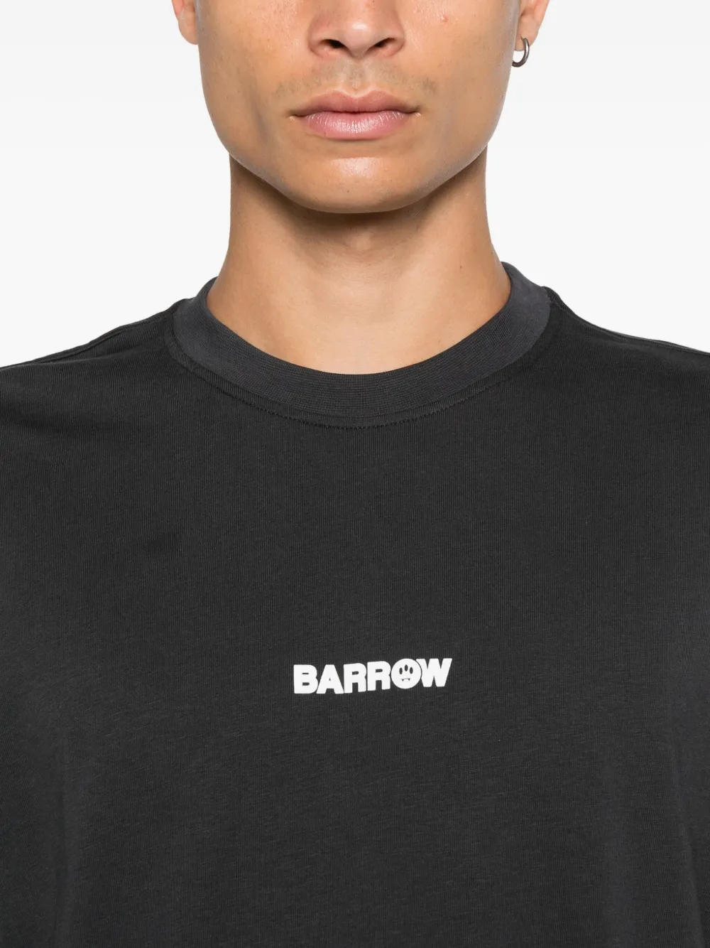 BARROW T-shirt met logoprint Zwart