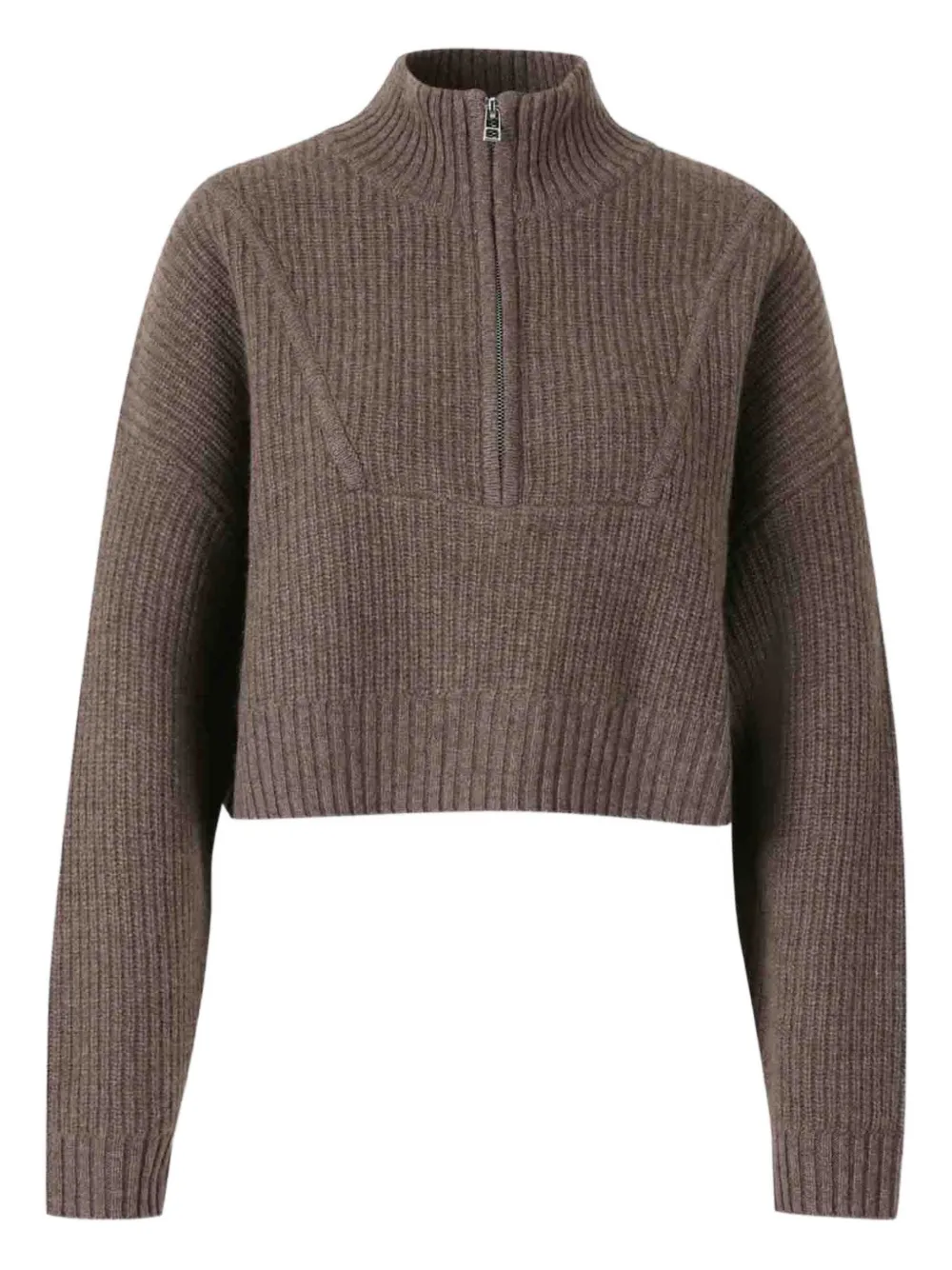 STAUD ribbed-knit jumper - ブラウン STAUD ribbed-knit jumper - ブラウン