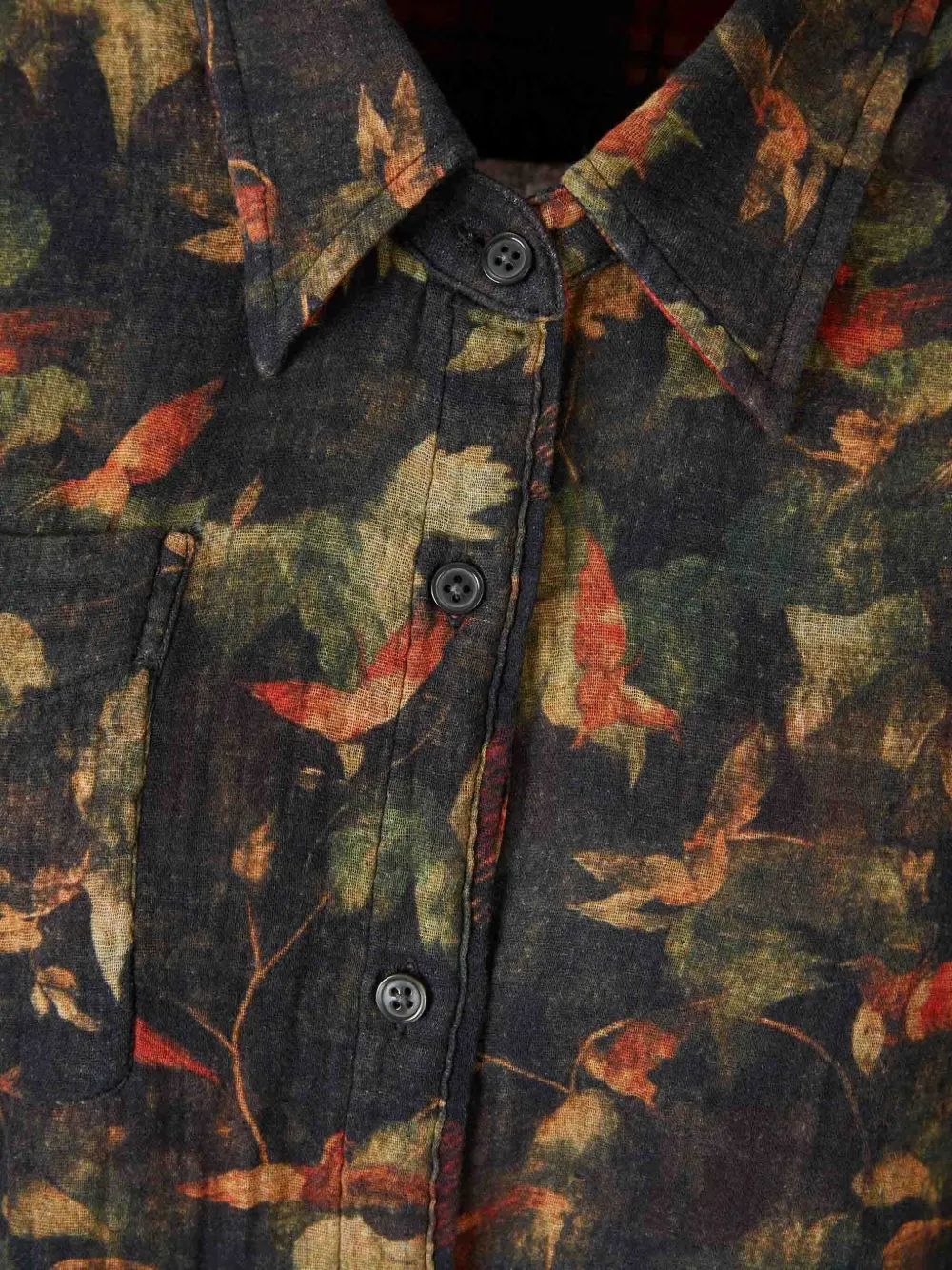 R13 Reversible Cotton Shirt In Multi