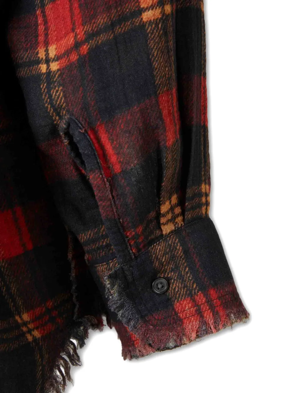 R13 Reversible Cotton Shirt In Multi