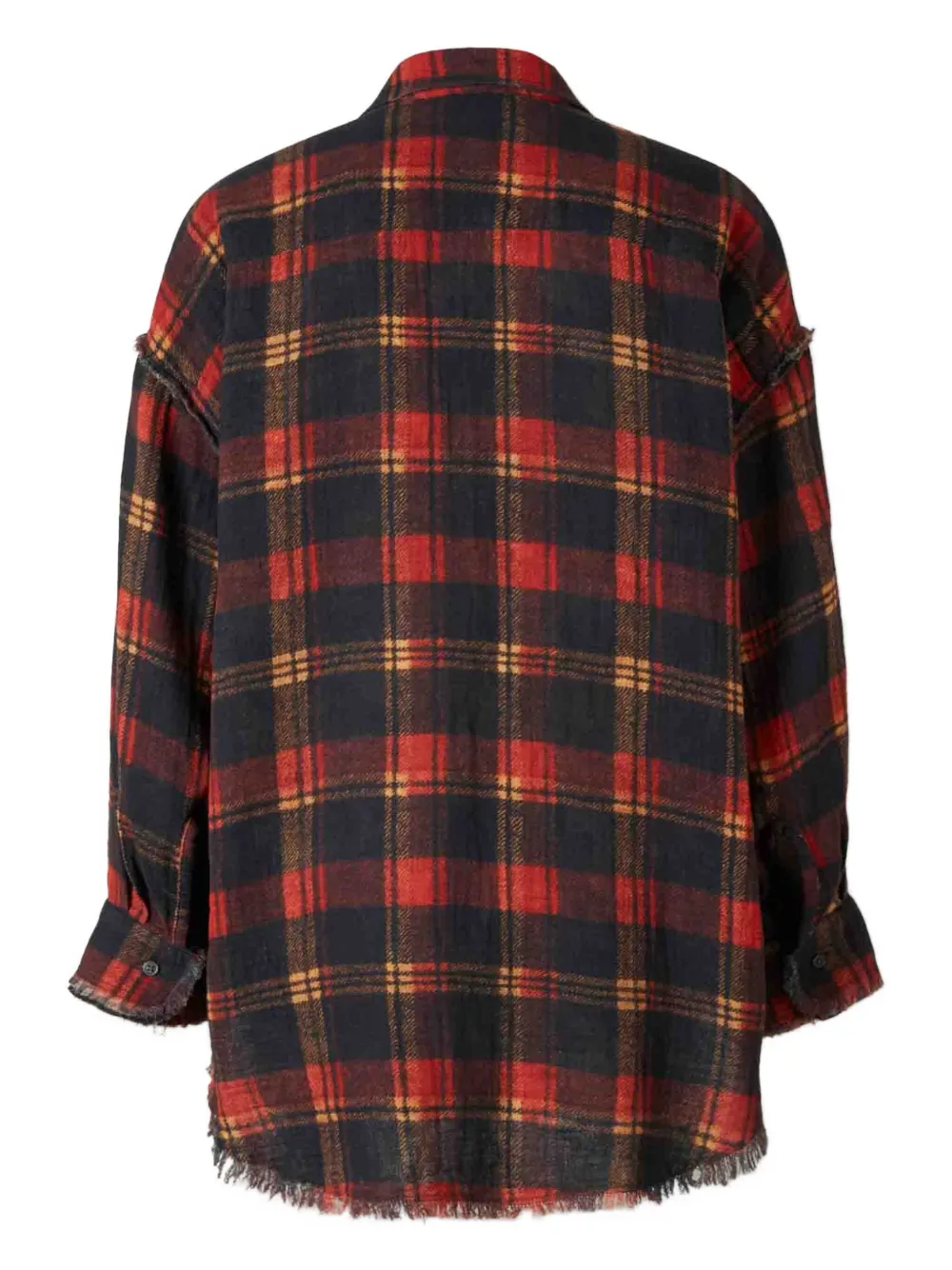 R13 reversible cotton shirt - Grijs