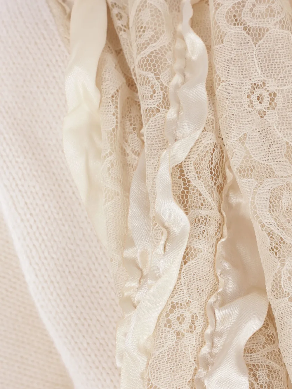 Niccolò Pasqualetti Floral-lace Cardigan In Neutral