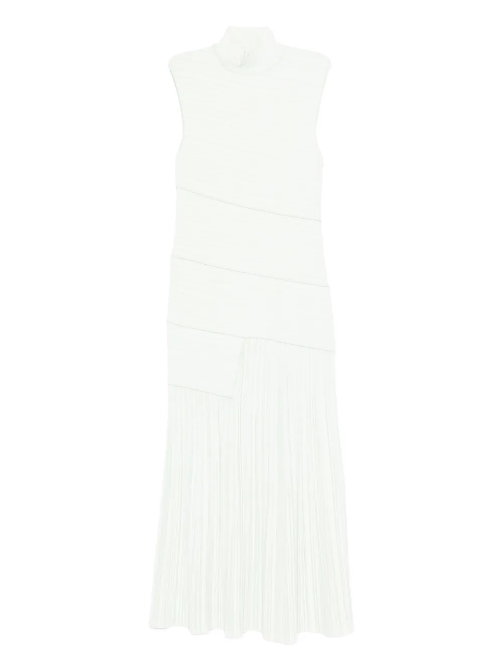 Proenza Schouler Federica pleated maxi dress - Bianco