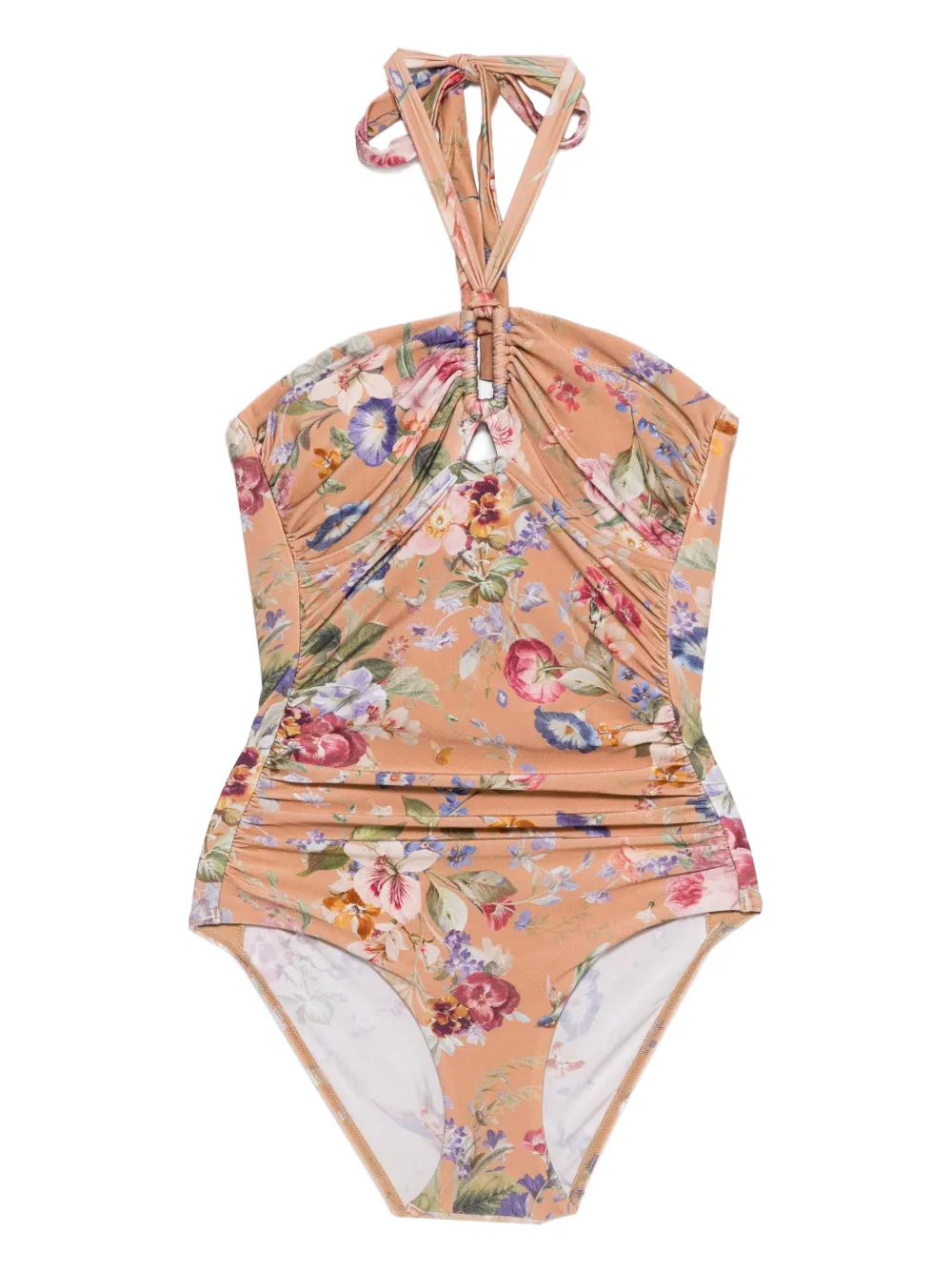 ZIMMERMANN Patience swimsuit - Marrone