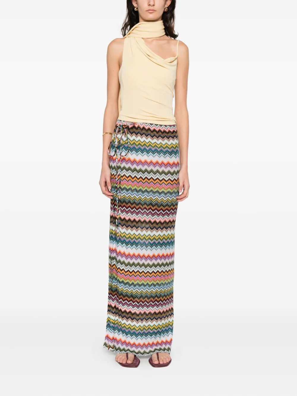Missoni Rok met chevron streep - Blauw