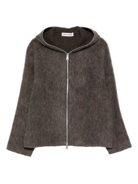 OUR LEGACY hoodie con cierre