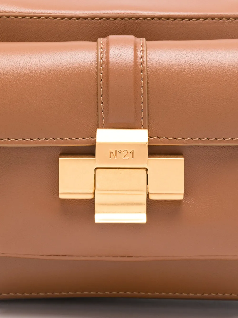 N°21 Leather Cross Body Bag In Brown