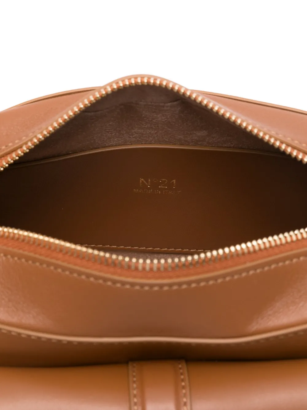 N°21 Leather Cross Body Bag In Brown