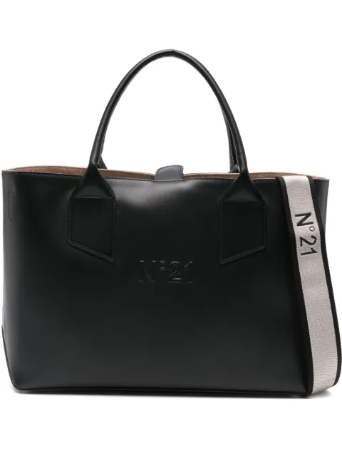 Nº21 logo-embossed tote bag