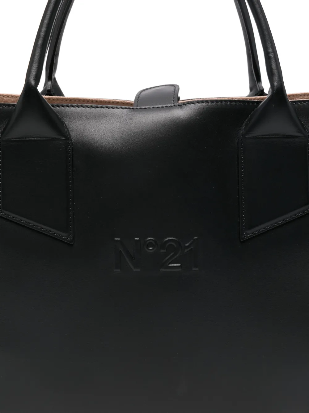 N°21 Logo-embossed Tote Bag In Blue