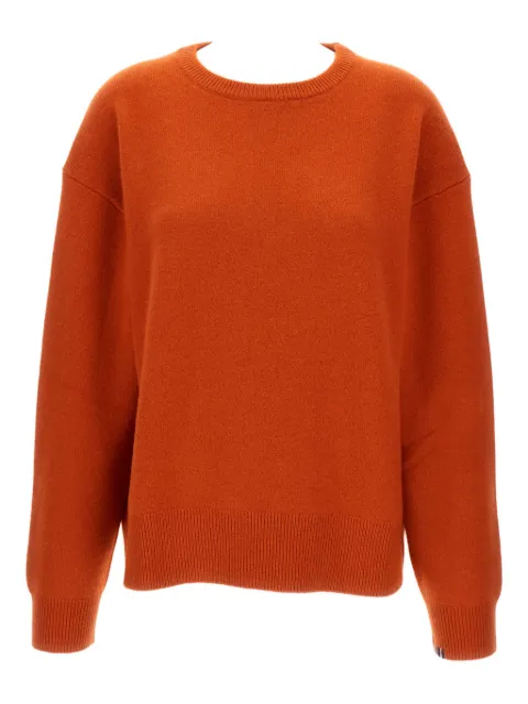 extreme cashmere ribbed crew-neck sweater