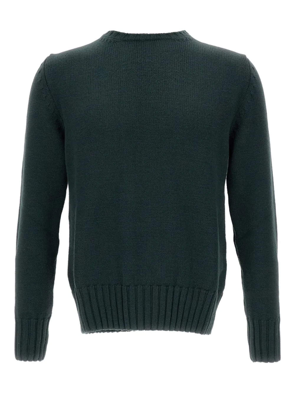 Customer Lovers crew-neck ribbed sweater | Green | Image 1