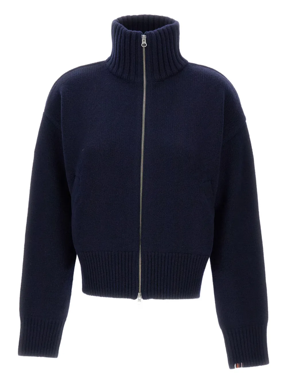Extreme Cashmere Extra Fab Zip Cardigan In Blue