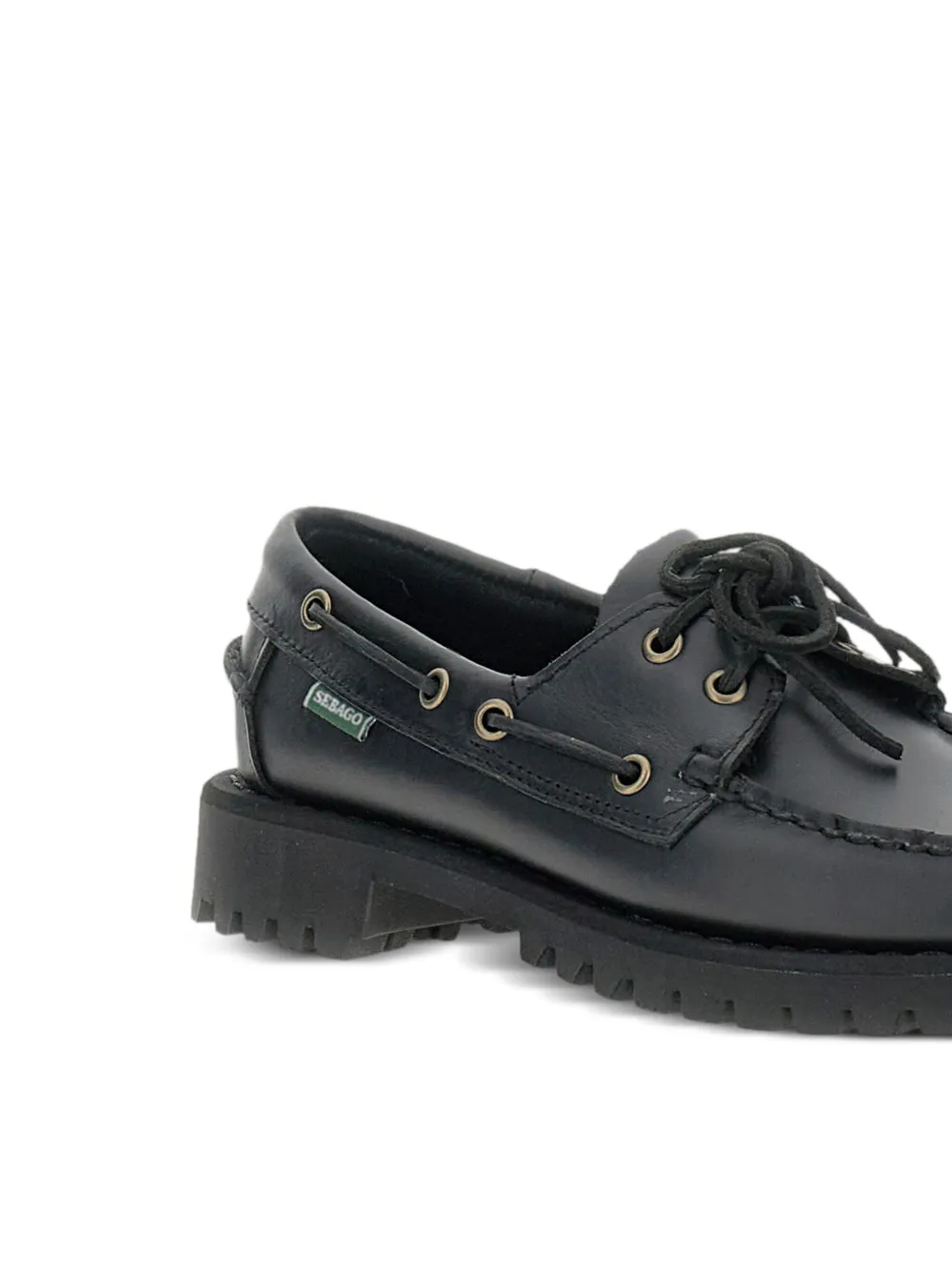 Sebago Leren loafers Zwart