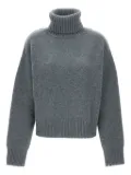 extreme cashmere roll-neck cashmere sweater - Grey