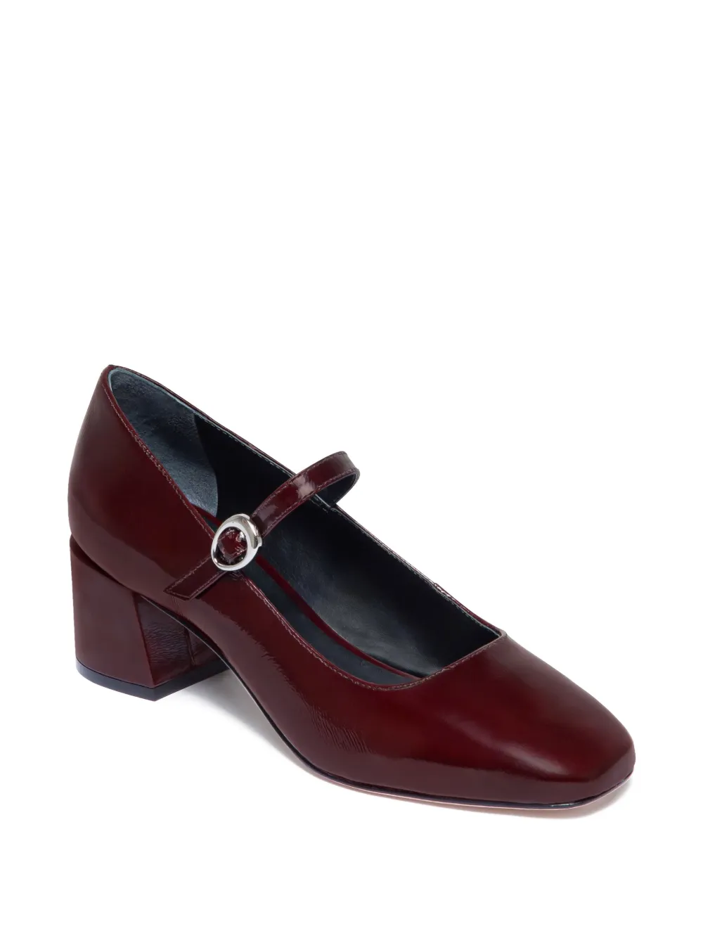 Bernardo 50mm Block-heel Heeled Pumps In Burgundy