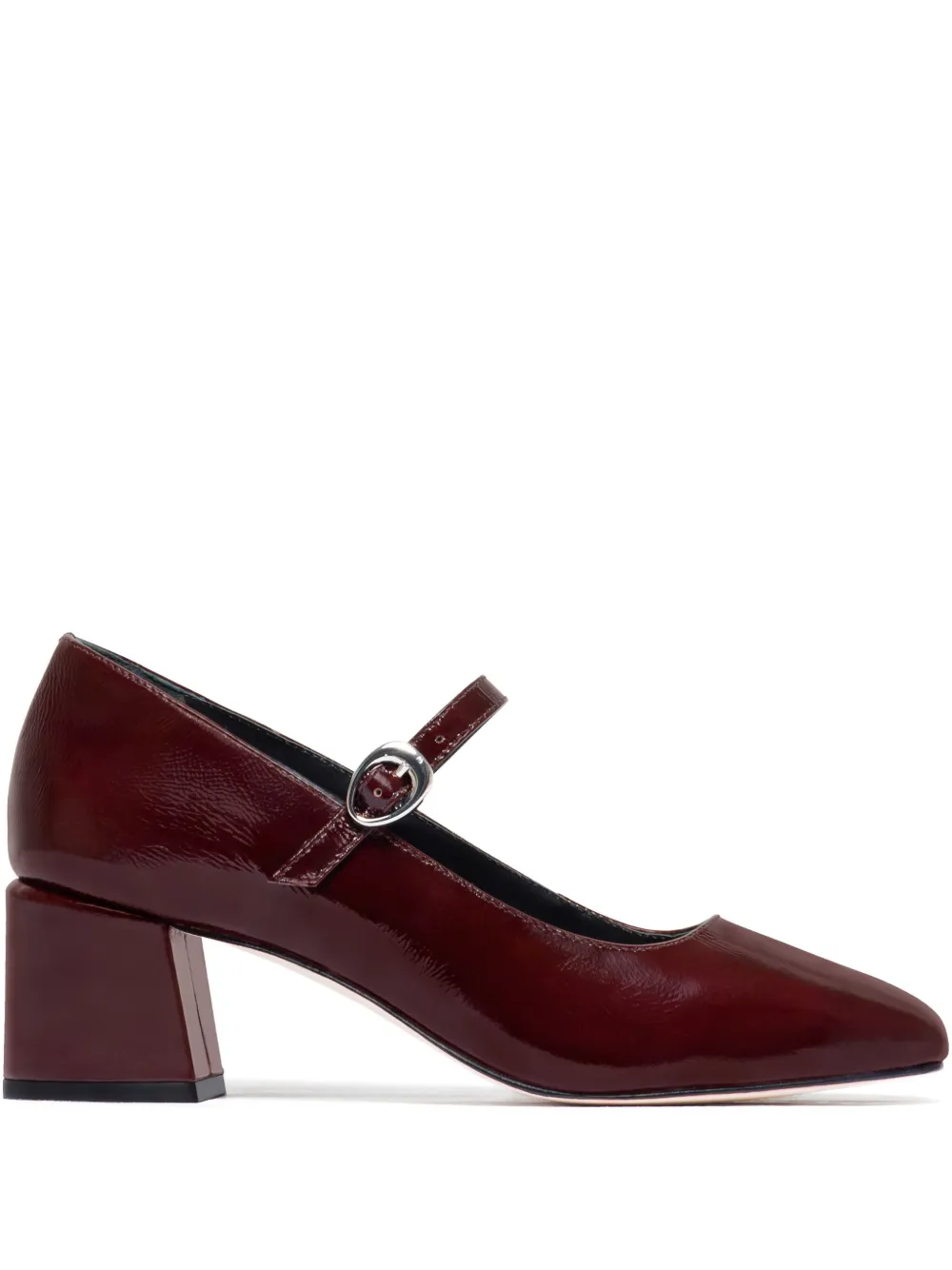Bernardo 50mm Block-heel Heeled Pumps In Burgundy