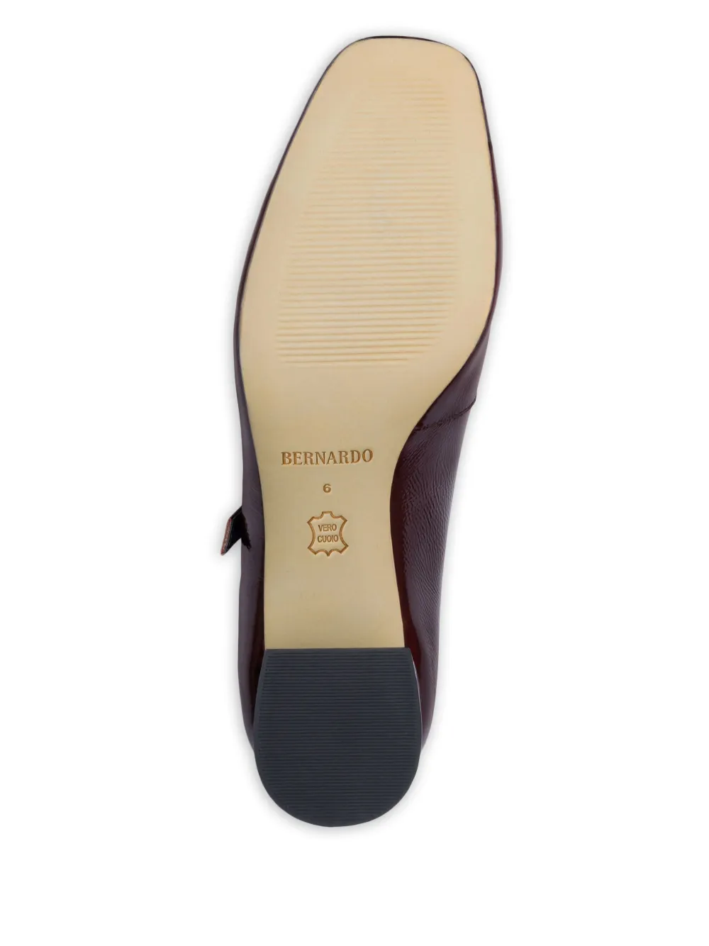 Bernardo 50mm Block-heel Heeled Pumps In Burgundy
