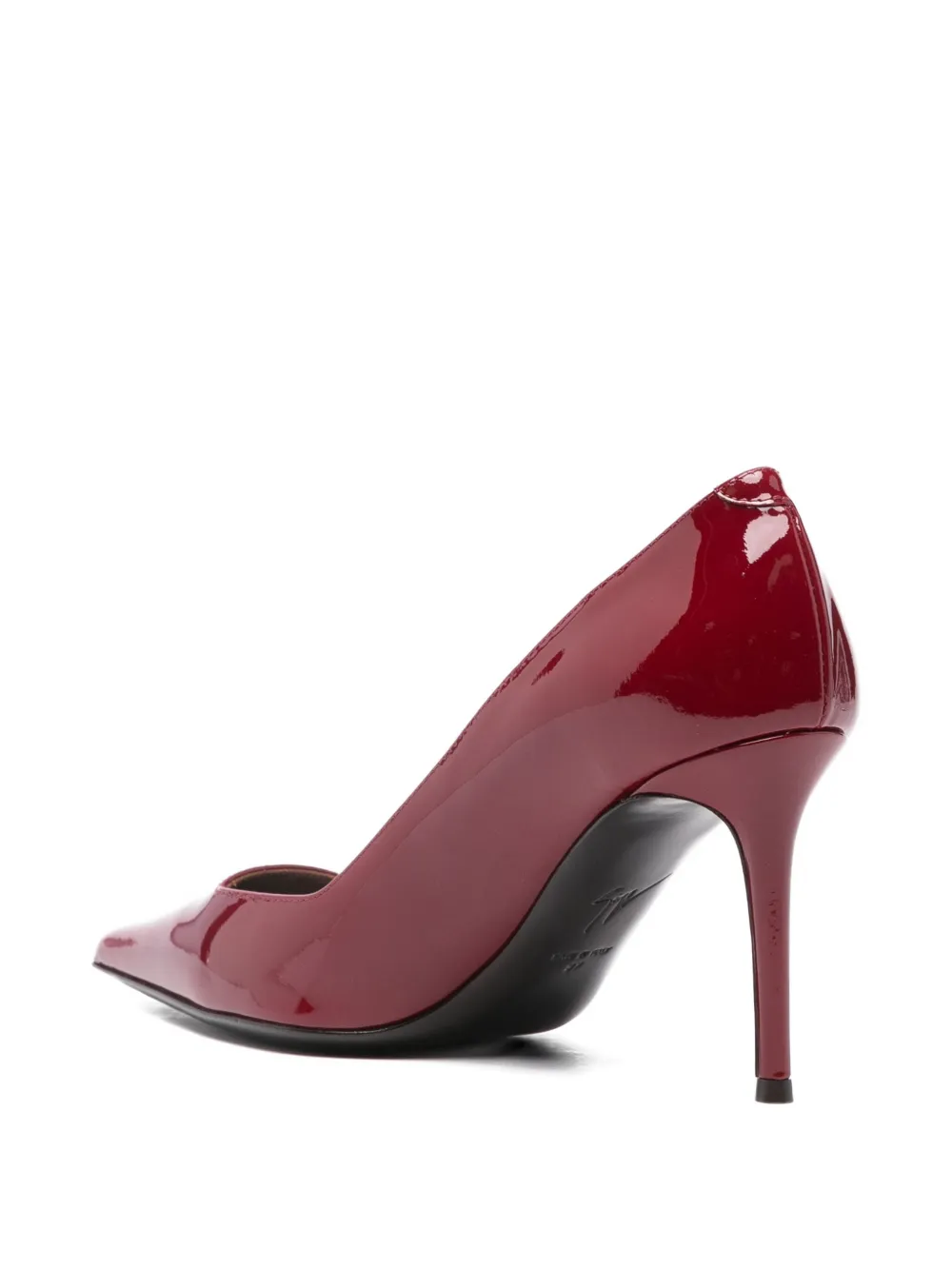 Giuseppe Zanotti 85mm Pointed-toe Pumps In Burgundy